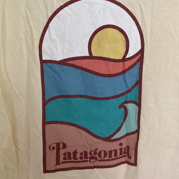 Women's Patagonia Surf Logo size L Large slim fit - Picture 4 of 5